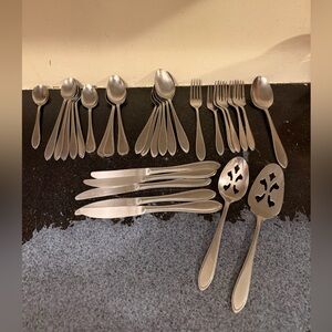 Interpur Stainless Flatware Beaded Made in Japan